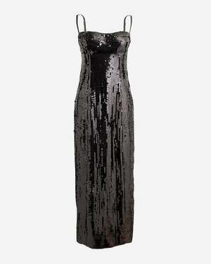 J.CREW Collection Invite Statement Dress in Sequin - Black - Size 6 NWT